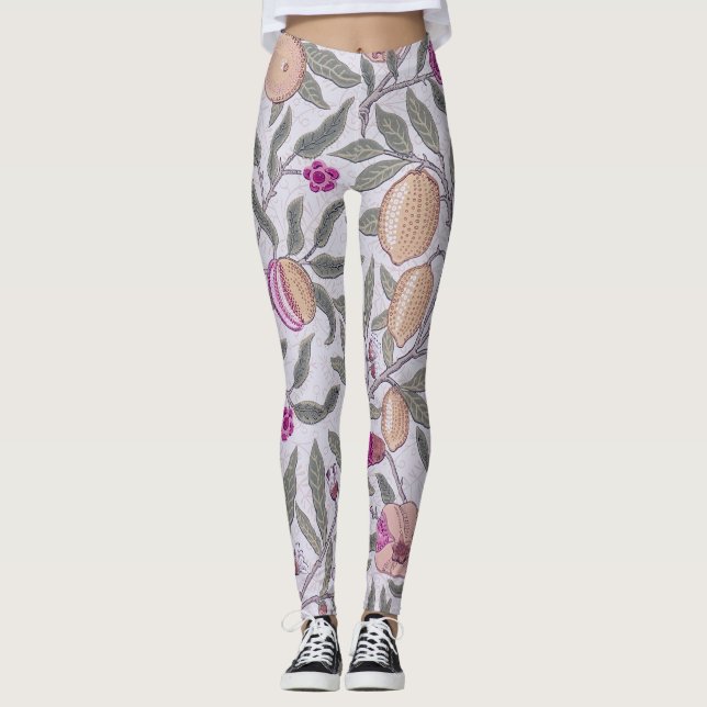 Legging Quatro Frutas, William Morris (Frente)