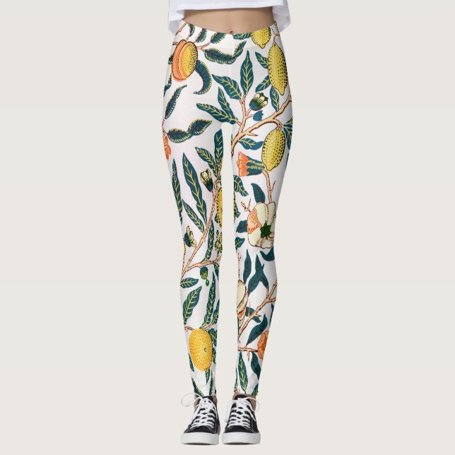 Legging Quatro Frutas, William Morris (Frente)