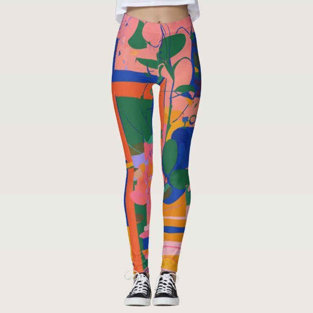 Legging Que tal o "vibrant Spectrum": multicor (Frente)