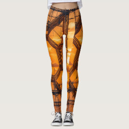 Legging Que tal "Tangerine Dream Leggings: Vibrant Orangin