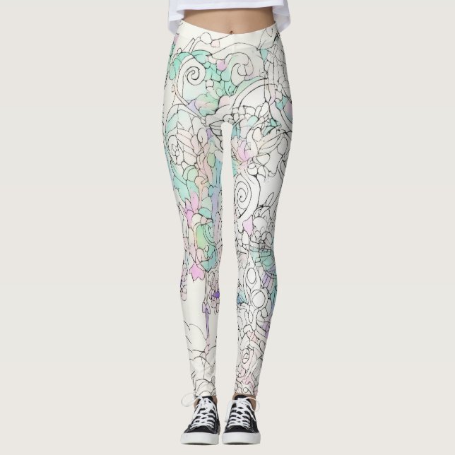 Legging Que tal "Threads Luminosos: Radiância em Movimento (Frente)
