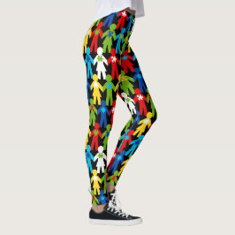 Legging Quebra-cabeça Autismo Pessoas Piece Suporte à Cons