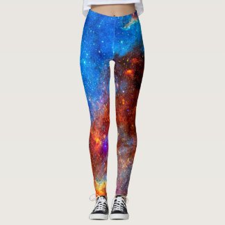 Legging Quebra-cabeça da Nebulosa da América do Norte