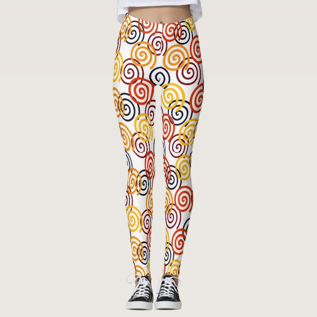 Legging Queda de espirais (Frente)