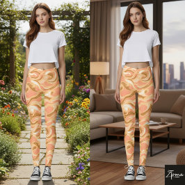 Legging Quedas Ondas cores quentes