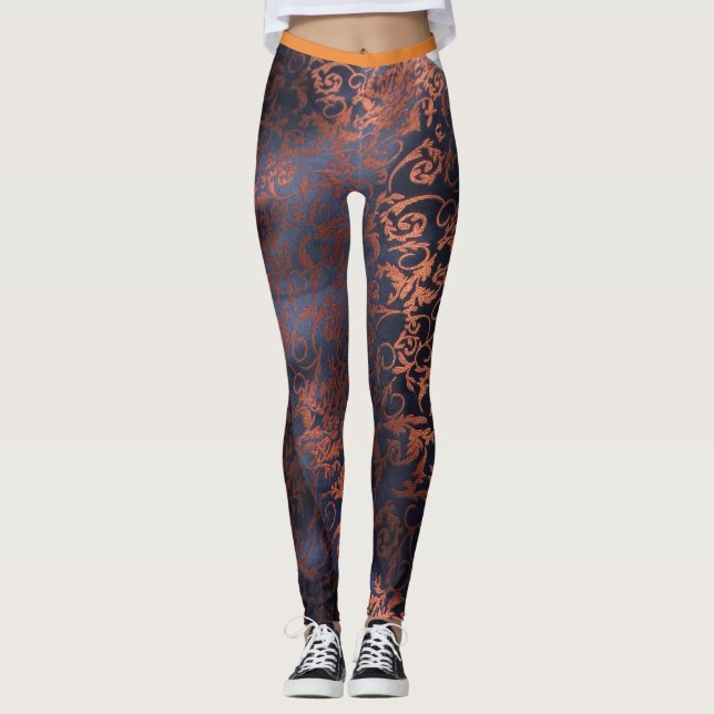 Legging Queira algo à moda ao exercício dentro (Frente)