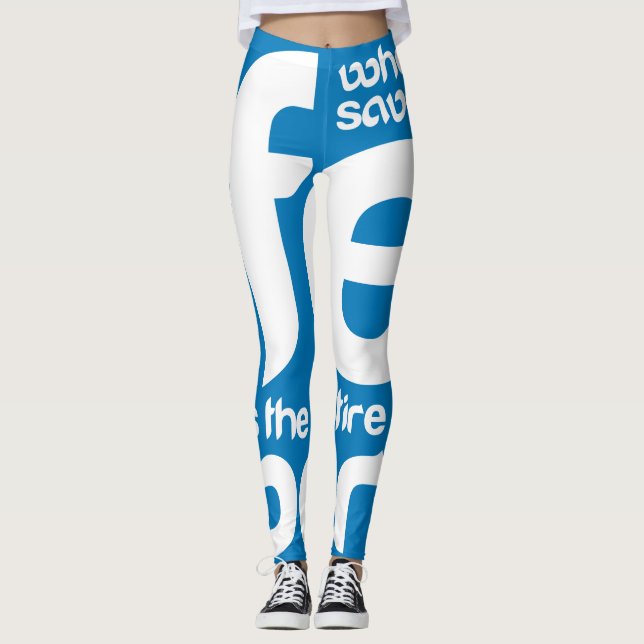 Legging Quem salva uma vida (Frente)