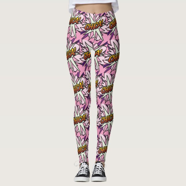 Legging Quic Book Pop Art CHICA (Frente)