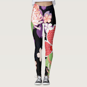 Legging Quimono japonês Patern Leggins