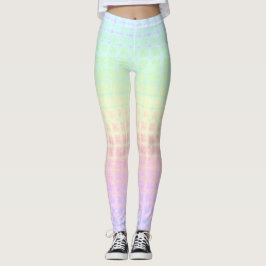 Legging Quirky Boho Kawaii Cute Funky Pastel Xadrez