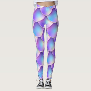 Legging rabo de sereia púrpura