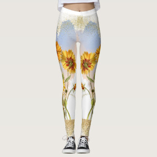 Legging Radiação do ouro