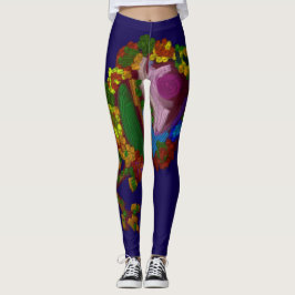 Legging Rainbow Colored Floral