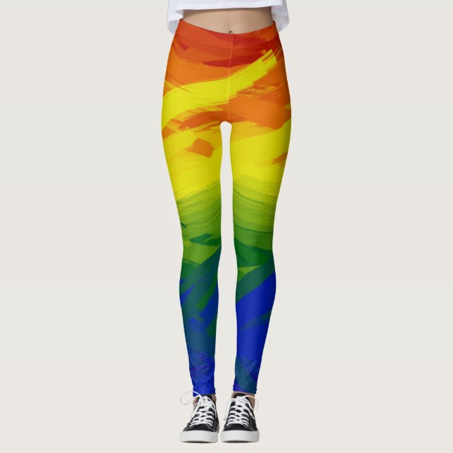 Legging Rainbow Flames (Frente)