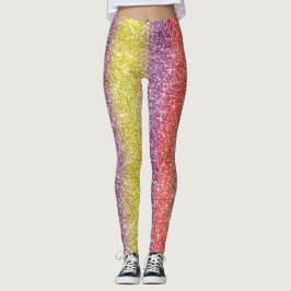 Legging Rainbow Glitter