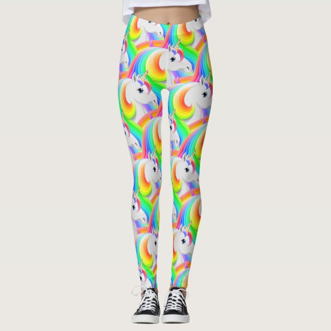 Legging Rainbow LGBT Princess Unicorn (Frente)