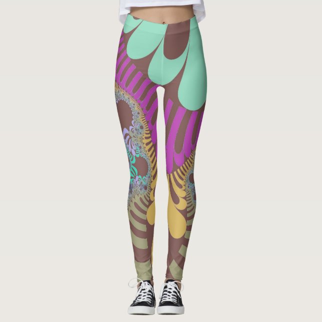 Legging Rainbow Mod Castanho (Frente)