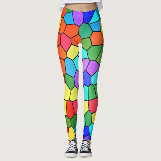 Legging Rainbow Mosaico (Frente)
