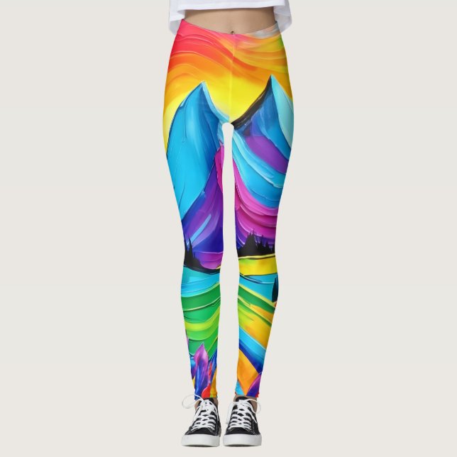Legging Rainbow Mountain Majestade Art (Frente)