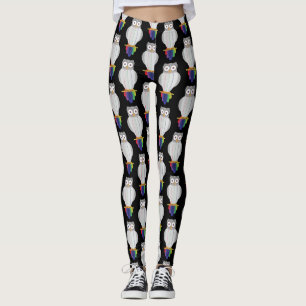 Legging Rainbow Owl