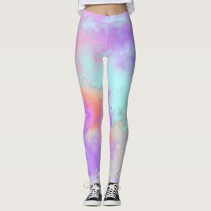 Legging Rainbow Paint Splatter