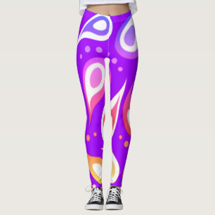 Legging Rainbow Paisley Pattern