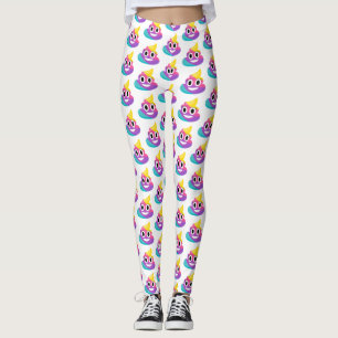 Legging Rainbow Poop Emoji