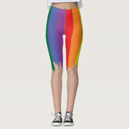 Legging Rainbow Pride Correndo Tinta Novelty Divertida