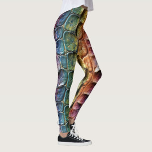 Legging Rainbow Réptil Leather