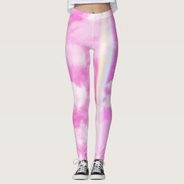 Legging Rainbow Sky, Estético, Rosa