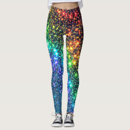 Legging Rainbow Stars Yoga Pants