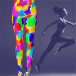 Legging Rainbow Summer Vibrante<br><div class="desc">Um motim de cores cobrir estas engraçadas leggings cheias perfeitas para ioga, malhação ou apenas vagando por aí.</div>