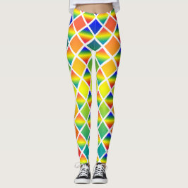 Legging Rainbows escuros e leves (com verificação de diama