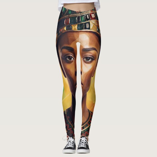 Legging Rainha Africana (Frente)