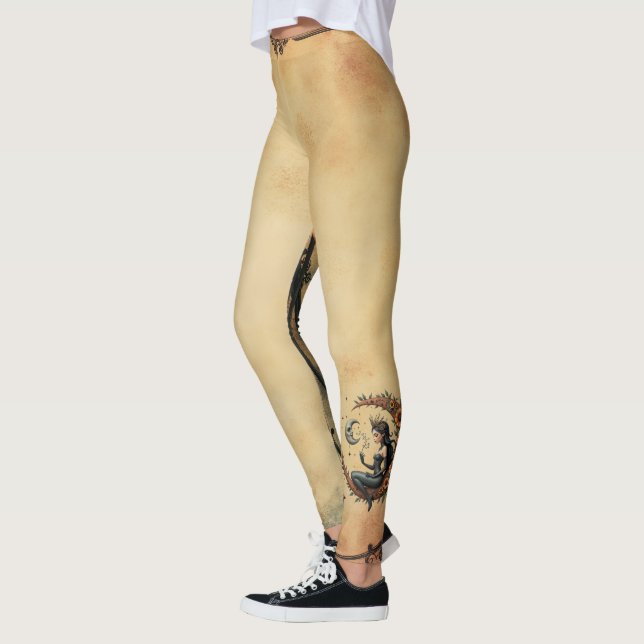Legging Rainha Crescente Girassol  (Esquerda)