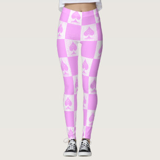 Legging Rainha das Pernas dos Espadas Corta-Rosa QoS