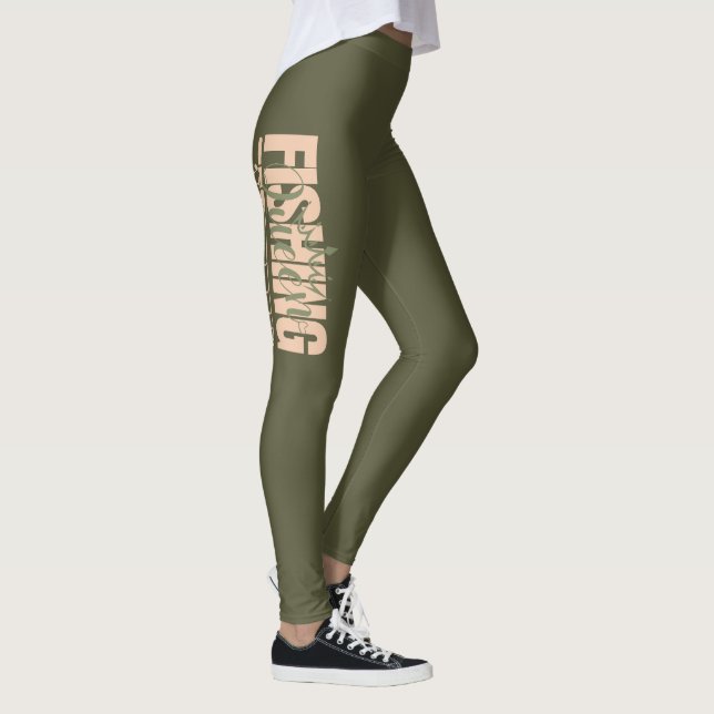Legging Rainha de pesca | rosa militar (Direita)