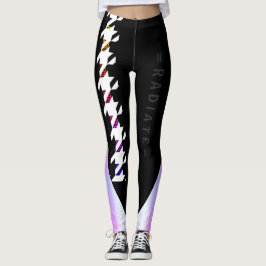 Legging Raio-Chave Grego-Chave-Arco-Íris Esportivo