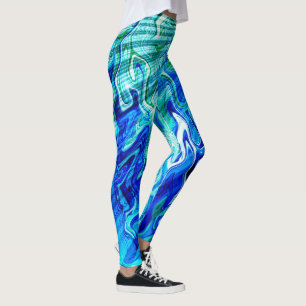 Legging Raios de luz solar do mar............