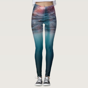 Legging raios solares debaixo de água