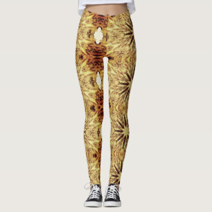 Legging Raios solares legguras amarelas geométricas modern