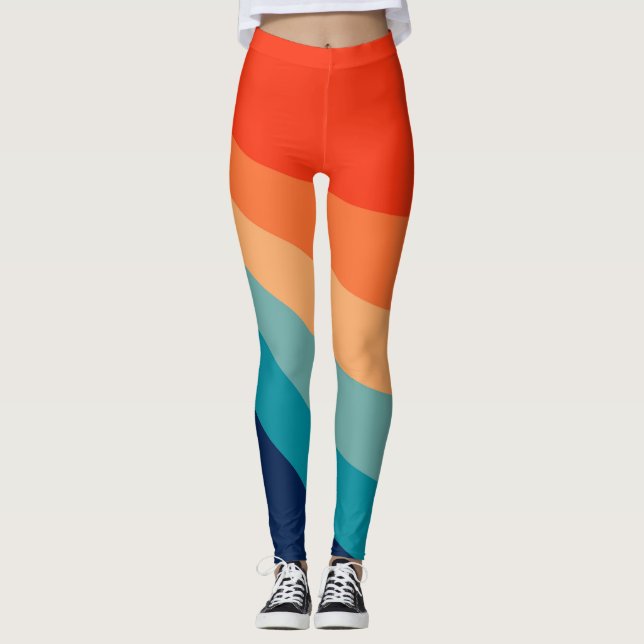 Legging Raios solares retrorreflectores coloridos (Frente)