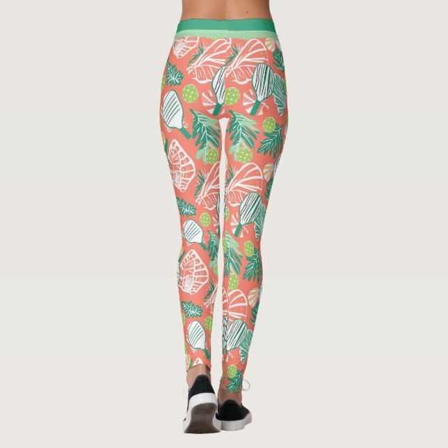 Legging Rally da Quadra de Coral   (Verso)