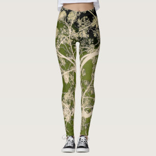 Legging Ramificações de Flor