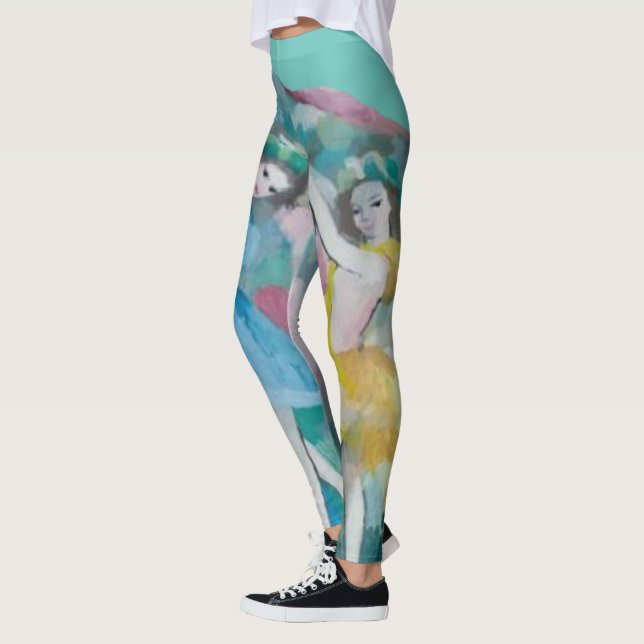 Legging Rapariga Ballerina Dancers Thunder_Cove (Esquerda)