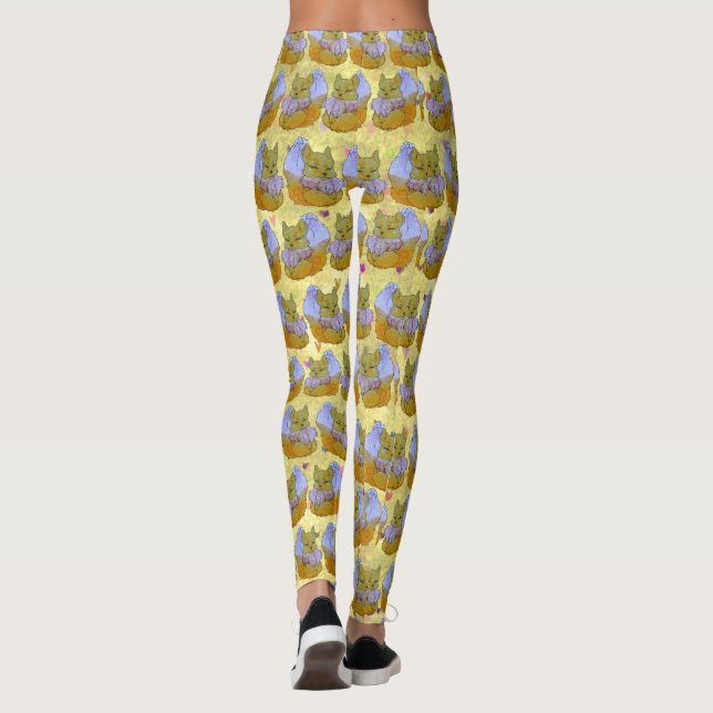 Legging Raposa chamada Dice (Verso)