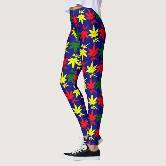 Legging Rasta Farinha Torna Cores Vermelhos (Esquerda)
