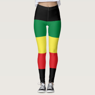 Legging Rastafara Power - Rasta yoga reggae genebra de pô