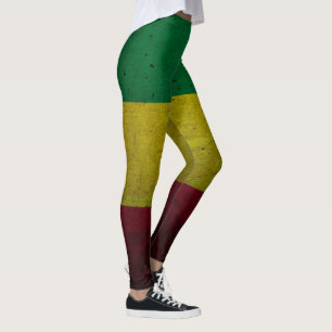 Legging Rastafara Power - Rasta yoga reggae genebra de pôr