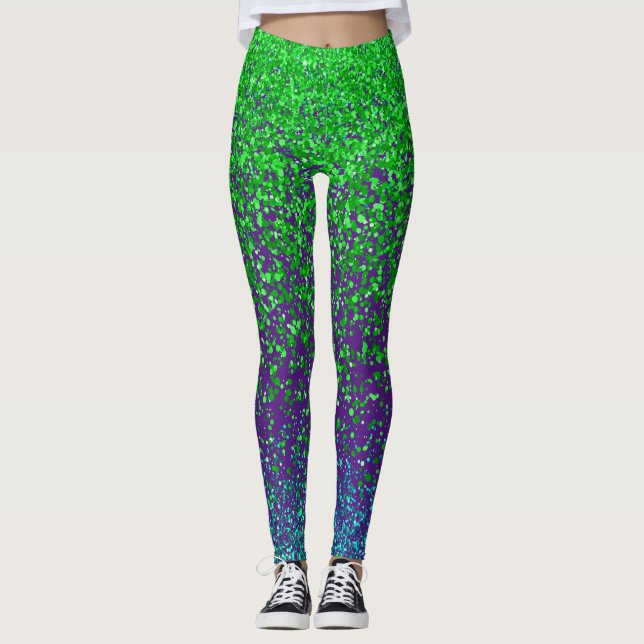Legging Rastreador verde 2 lados 01.b Roxo BG (Frente)